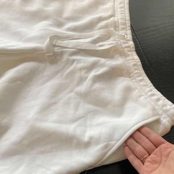 NEW Talbots Haven Well Within 100% Organic Cotton White Lounge Shorts Size L - Picture 5 of 6